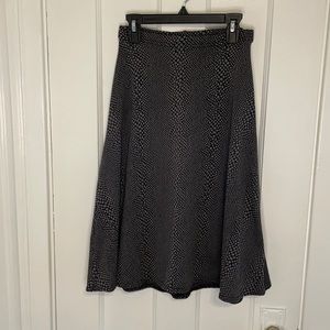 Hard Tail Snake Skin Print Fit and Flare Skirt